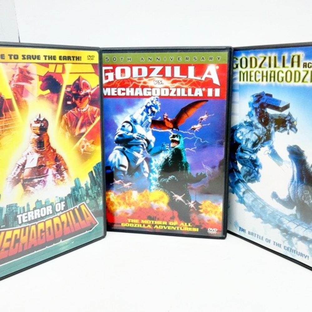 Godzilla Mechagodzilla 3 DVD Lot Terror Of Against & Vs. Mechagodzilla 2